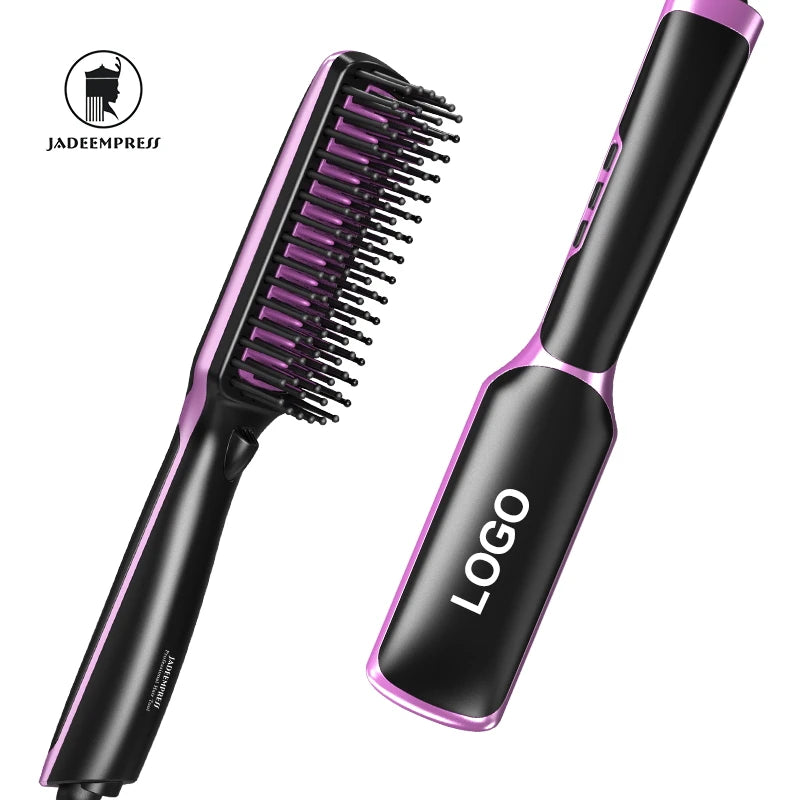 New Hair Straightener Brush Professional Quick Heated Electric Hot Brush Hair Straightener Personal Care Women's Hairstyle Brush