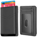Custom Logo Slim Minimalist Front Pocket Wallet Rfid Card Holder for AirTag MegaBDM