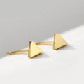 Dainty Triangle Earrings Women Trendy Jewelry Fashion 14k Gold Wholesale Stainless Steel Minimalist Earrings Studs