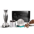 Portable Nespresso Machine Coffee Filters 3 Pods 1 Tamper Wareset Mini Refillable Tool for Barista Super Portable Recargable