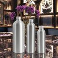 500ml Empty Aluminum Cosmetic Bottle with Anti-Tamper Cap for Shampoo & Liquid Metal Base Capacities From 10ml to 1000ml