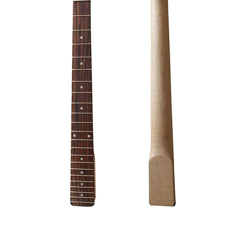 Unfinished 22 Fret Maple Neck TL Electric Guitar Neck with Rosewood Fingerboard