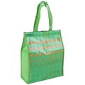 Wholesale Custom Waterproof Insulated Thermal Bags Laminated PP Nonwoven Cooler Bag With Magic Sticker