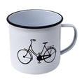 Custom Design Your Own Logo 2 oz 3 oz 4oz Camping Enamel Camping Cups Gold Rim Emaille Tasse Mug 12 Oz