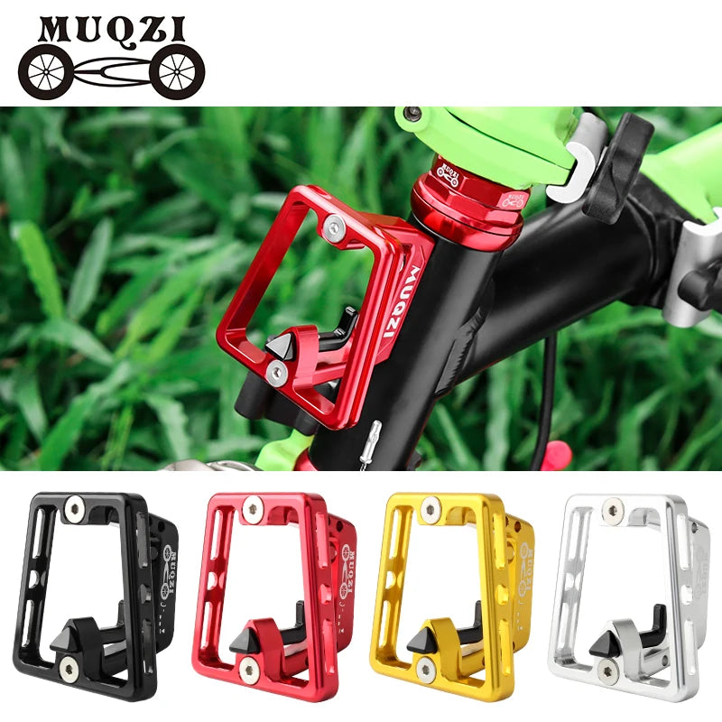 MUQZI 3 Hole 2 Hole Split Holder Pig Nose Pad Backpack Folding Bicycle Parts Front Carrier