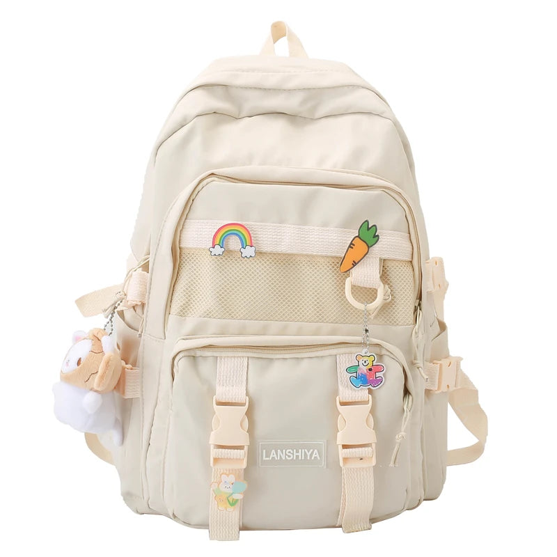 Backpack All-Match Leisure Travel Student Schoolbag Large Capacity Simple Backpack One Piece Dropshipping 3911