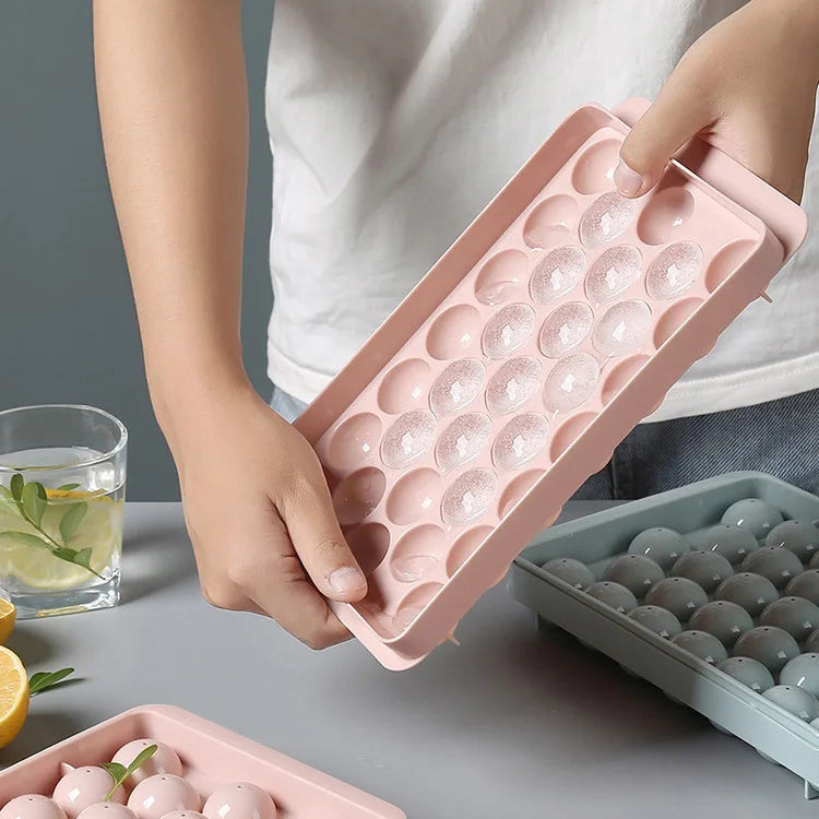 Round Shape 100% Silicone Ice Cube for Ice Making PP Material