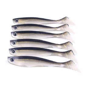 6pcs/bag New Fishing Lures Hot Shad Soft Bait Jerkbait Jigging Lure Sea Fishing