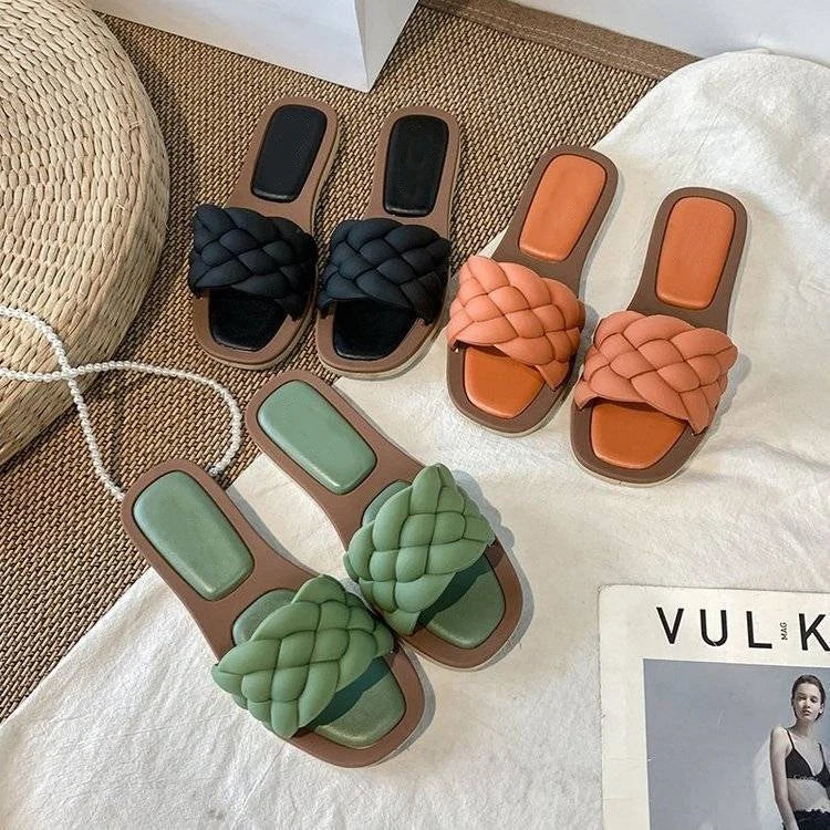 2024 Wholesale Women Flats Design Slipper Sandal Women's Slide Sandals