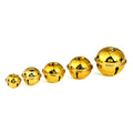 Metallic Colorful Gold Red Five-pointed Star Bell Christmas Tree Decoration Round Bell Handmade DIY Pet Collar Supplies Pendant
