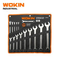 WOKIN 150814 Industrial 14pcs Double End Combination Chrome Vanadium Wrench Spanner Set