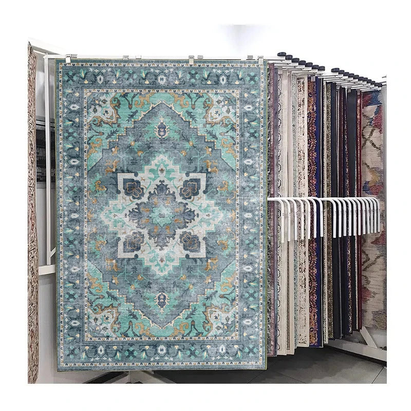 Non-slip Floor Mat Big Size Living Room Carpet Bohemian Machine Made Soft Pile Area Rug for Home Washable Rugs for Living Room
