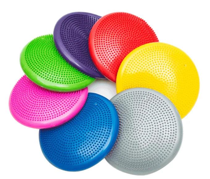 PVC Inflatable Yoga Wobble Stability Air Balance Disc Cushion Enhancing Yogic Practice