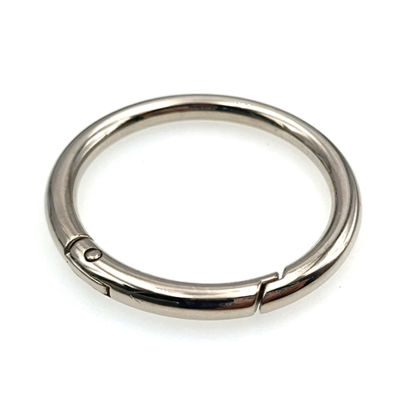 Manufacturer Clip Round Carabiner Spring Buckle Strap Adjuster Webbing Belts Trigger Clasp Snap Hook Zinc Alloy O-rings