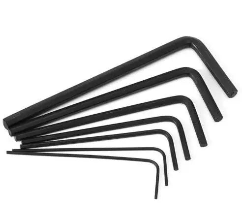 7Pcs 0.7mm-3mm Hexagon Hex Allen Key Set Alloy Steel Wrench Screwdriver Tool Kit
