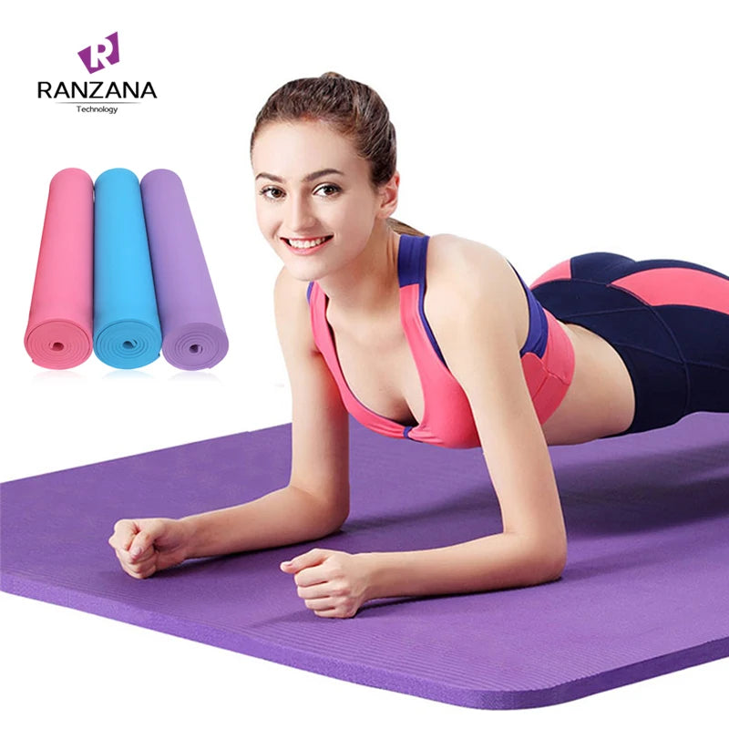 Eco-Friendly EVA Yoga Mat for Fitness Exercise 173*61 Premium Non-Toxic and Durable Mat for Yoga or Pilates