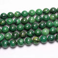 Wholesale Natural Buddstone Loose Strand Green African Jade Stone Beads for DIY Jewelry Making 4mm 6mm 8mm 10mm Length 38cm