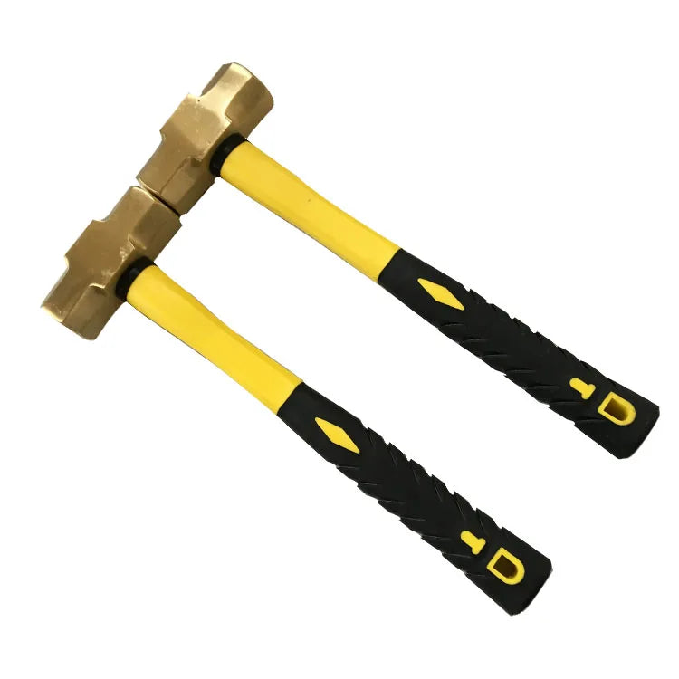 TUOKAEX Industrial Grade Brass Sledge Hammer with Fiberglass Handle 1-20lb Specification