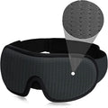 3D Sleeping Eye Mask - 100% Lights Block Out Sleep Mask for Men Women Cool Sports Fabric Eye Cover for Travel/Nap/Night Sleeping