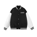 ODM/OEM Custom Embroidery Leather Sleeve Baseball Letter Man  Jacket for Men