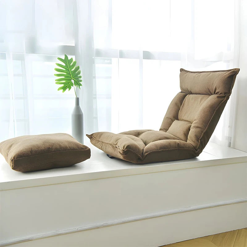 Cheap Bean Bag Fabric Living Room Foam Creative Small Portable Folding Bed Single Lazy Sofa Tatami Foldable Leisure Office MegaBDM