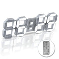 EMAF Home Decor Table Remote Giant Control Large 15 Inch Modern 3D LED Digital Timer Wall Clock for Office Living Room Warehouse