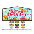 Customized Rental 15X15ft Inflatable Bounce Houses Banners Modular Bounce Houses Art Panels for Sale With Magic Tape