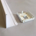Square Fascia Valance Cover Roller Blind Shade Component Clutch 4 Inch 3 Inch Roller Shade Mechanism Roller Blind Fascia Bracket
