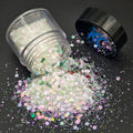 Bulk Wholesale High Flash Glitter Color Shift Chunky Mix Glitter  for Tumblers Craft Nail Resin