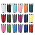 FX Factory 20 oz Stainless Steel Tumbler Double Wall Vacuum Insulated with Personalised Lid for Coffee or Beer
