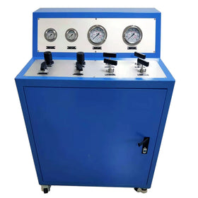 USUN Model:WS-AT 80-3200 Double Acting Dual High Pressure air Hydraulic Pump System with Gauges and Valves and Fittings