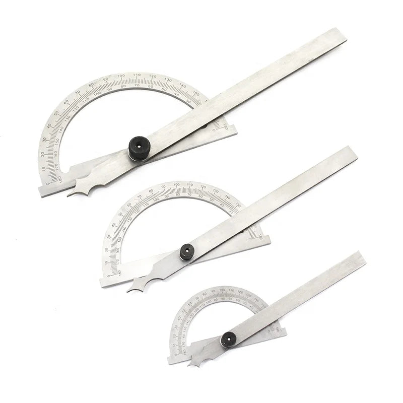 Stainless Steel Adjustable Angle Finder Ruler Professional Woodworking Protractor Tool
