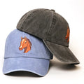 100% Cotton Washed Horse Embroidered Distressed Baseball Cap With Custom logo Vintage Dad Hat Unisex