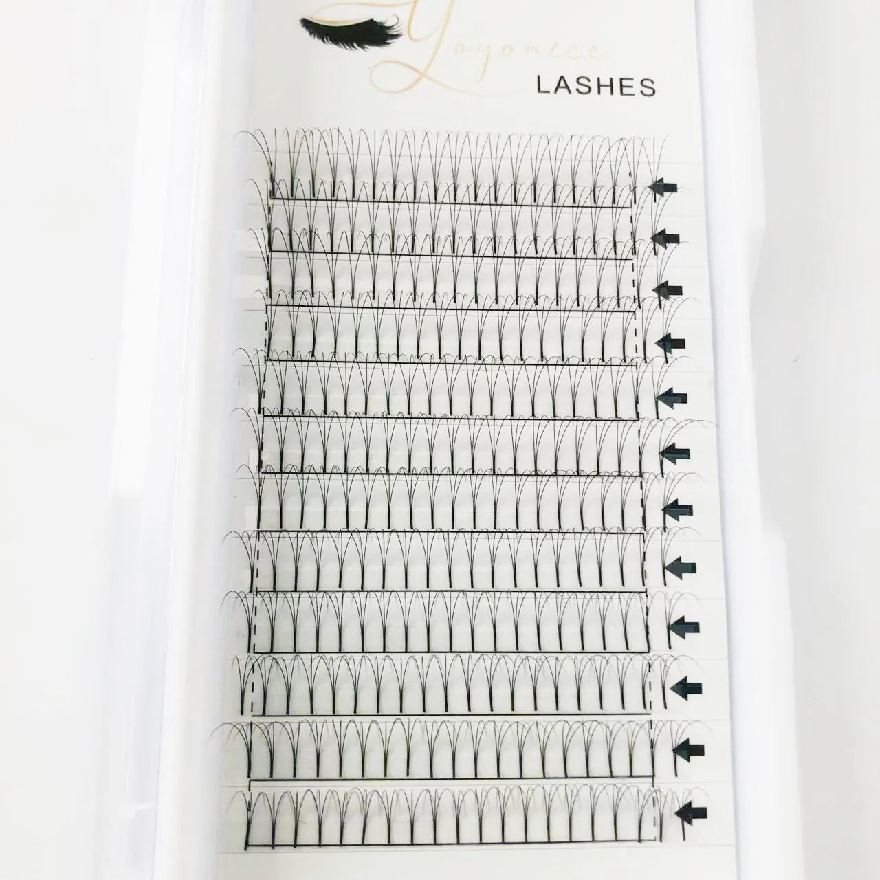 3d 4d 5d 6d Russian Volume Lashes 0.05 0.07 Long Stem Individual Premade Volume Fans Eyelash Extensions Wholesale Lash Hand Made