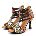 Wedopus Latin Dance Shoes Woman Heel 9CM