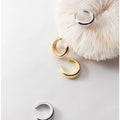 925 Sterling Silver Minimalist Ear Cuffs Trendy Gold Plated Clip on Earrings Fine Jewelry for Women Men
