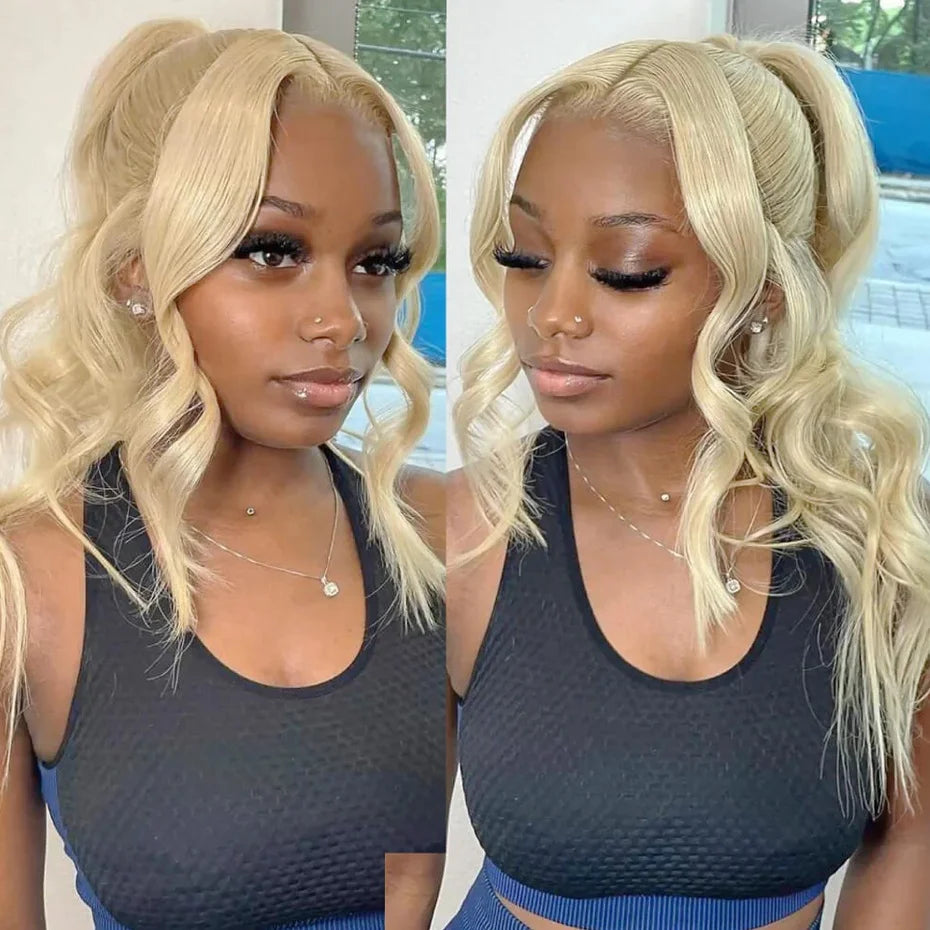 613 Honey Blonde Body Wave Lace Frontal Wig for Black Women Honey Blonde Lace Front Wigs 30 32 34 Inch Cheap 360 Guangzhou Wigs