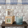 Wholesale Round Empty Green Candle Vessels Large Clear Candle Container 8oz 10oz 12oz 16oz Luxury Glass Candle Jars