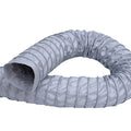 9inch225mm Flexible Duct High Temp -70C +500C Resistant Fiberglass Cloth Flame Retardant Stainless Steel Clip Ventilation
