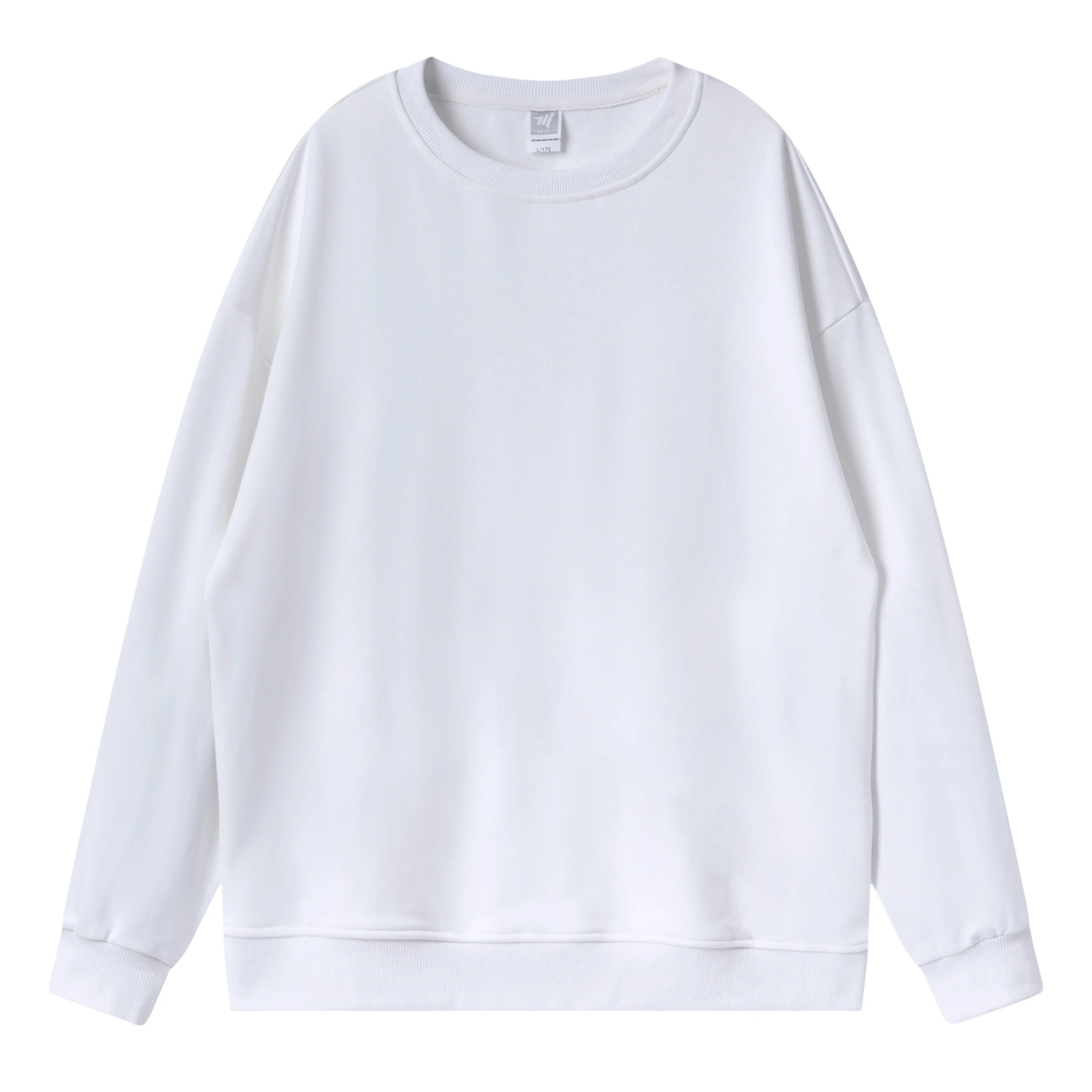 Custom Logo Oversized 300G Fleece Crewneck Sweatshirt Custom Unisex Plain Sweatshirts Printing logo Cotton Polyester Sweatshirt