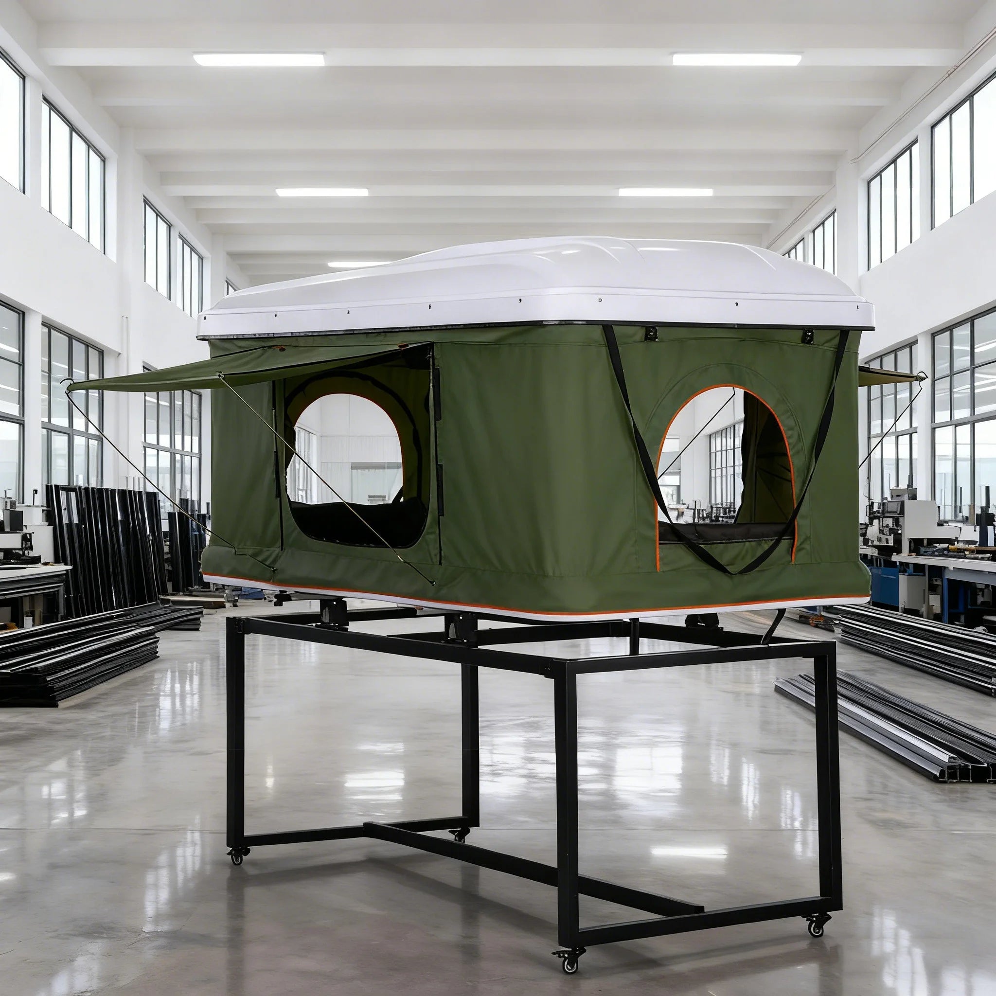 OEM Premium Overland Camping Weatherproof Roofnest Rooftop Tent for 1-2 Person