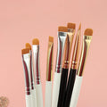 Factory Single Professional Thin Flat Concealer Brush Packaging Custom logo Private Label Synthetic Hair Brush for Concealer