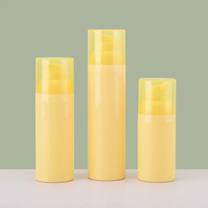 PP Plastic Cosmetic Packaging Container 5ml-15ml Airless Serum Bottle Skin Care Face Cream Lotion Pump Seal