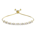 New Arrival Silver Jewelry 14k 18k Gold Plated Adjustable Box Chain Cultured Freshwater Pearl Tennis Bracelet for Women Girls