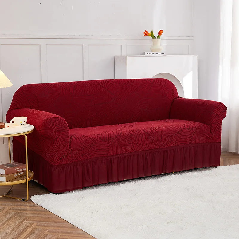 Thickened Non-slip Slipcover with Skirt  Thickened Slipcover Non-slip Slipcover