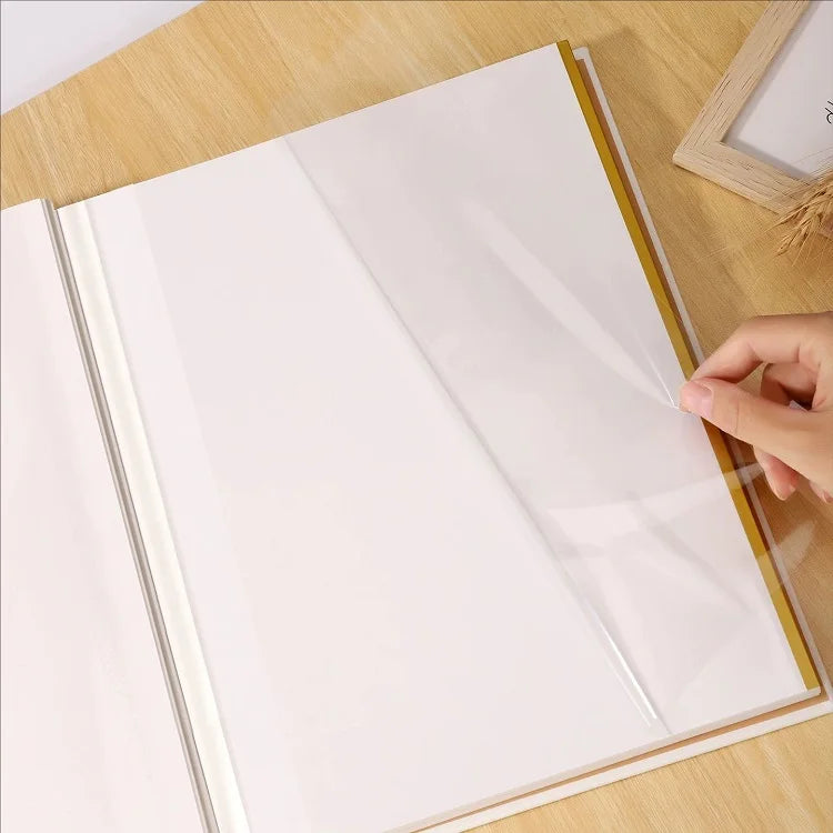 Wholesale Customized 300/400gsm Adhesive Double Sided Black White Paper Inner Sheets Perfect Binding for Wedding Photo Album