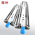 Furniture Hardware Kitchen Use Heavy Duty Soft Closing Drawer Slide Rails 3 Fold Full Extension Ball Bearing 200kg Load Capacity