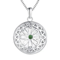 925 Silver Rhodium Plated Locket Custom Diy Photo Pendant Necklace Customized Unfinished Ash Pendant Fashion Jewelry Chokers