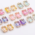 M431 10pcs/lot Wholesale Handmade Jewelry Accessories Glass DIY Pendant Jump Ring for Jewelry DIY Earrings Making