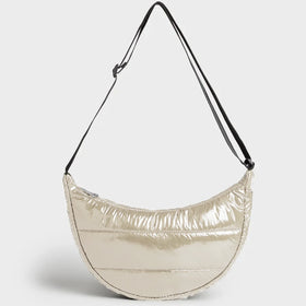 2026 Vintage Fashion Nylon Zipper Puffer Unisex Messenger Bags Bumble Crossbody Bag Hobo Handbag